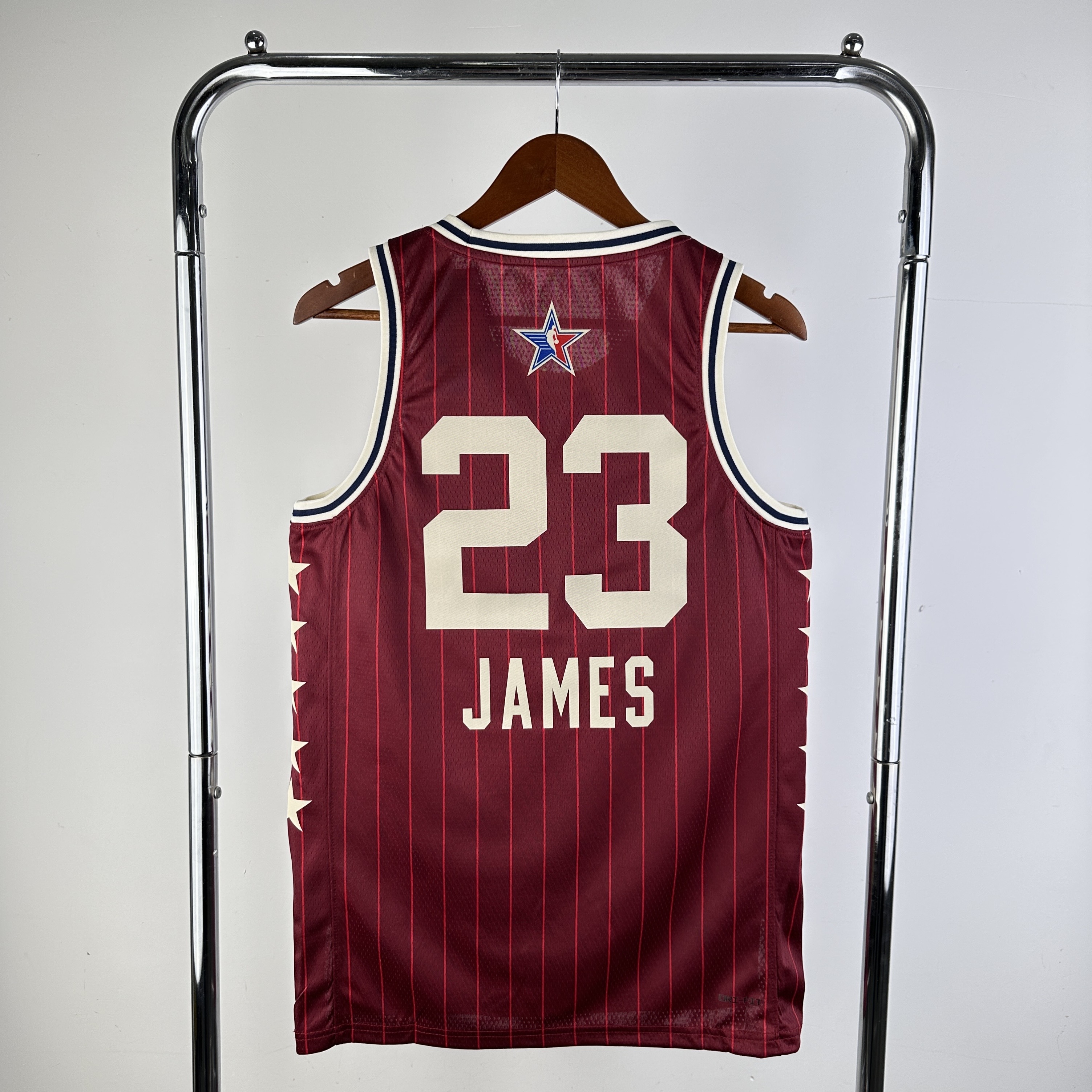 Men All-star season 23 James Red 2024 NBA Jersey